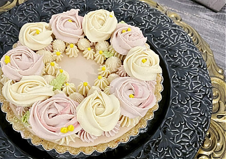 Raw Flower　焼かないお花絞りケーキ